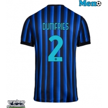 Inter Milan Denzel Dumfries #2 Replica Home Shirt 2025-26 Short Sleeve